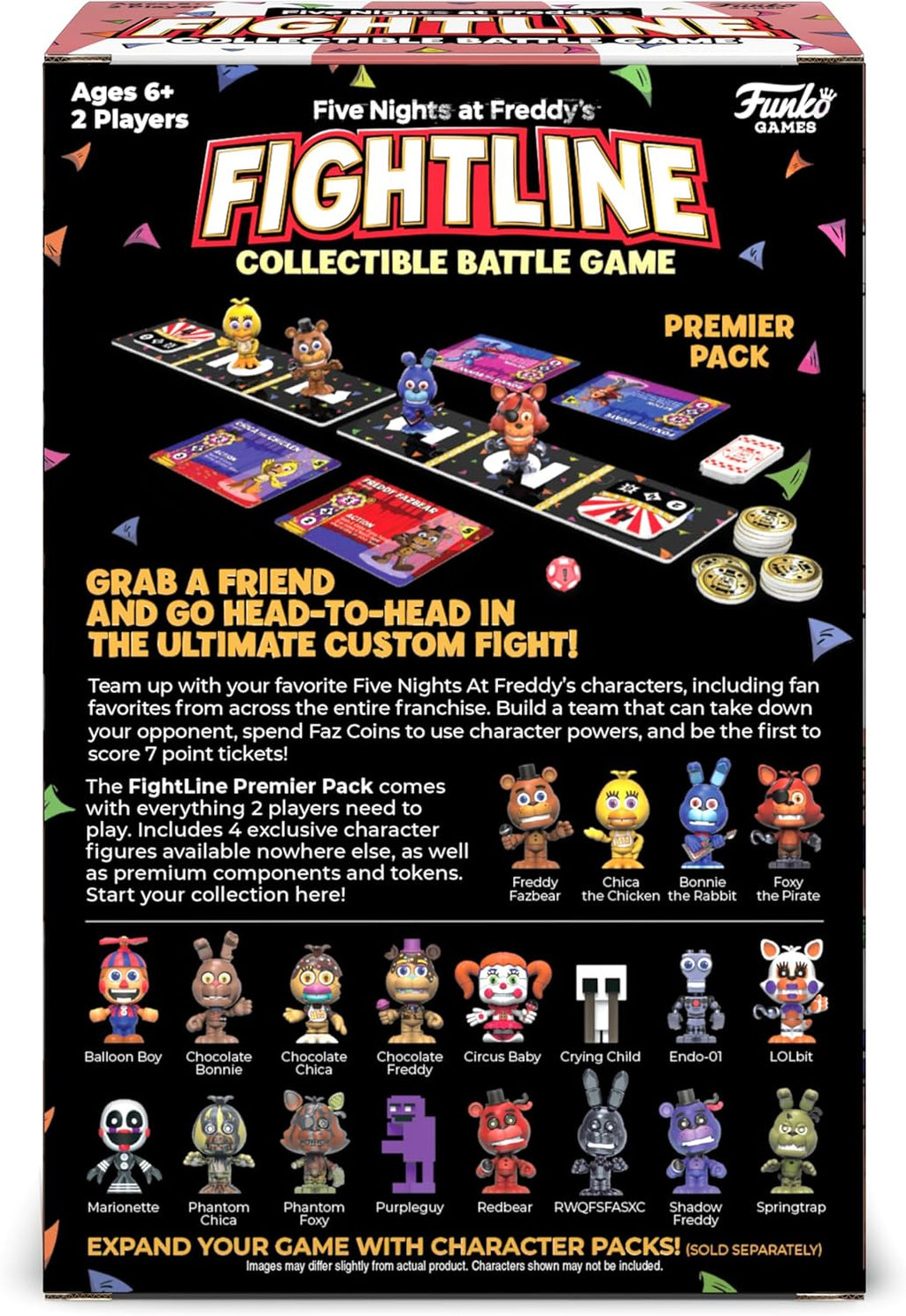 Five Nights at Freddy's Fightline Premium Pack – 4 Collectible Figures
