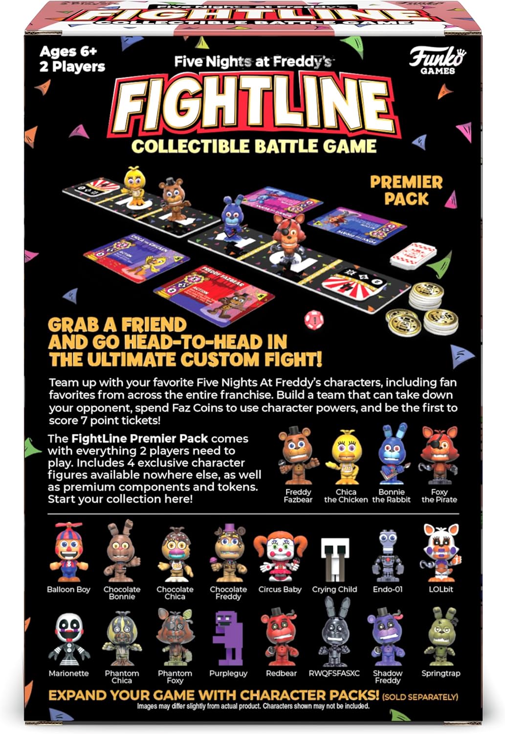 Five Nights at Freddy's Fightline Premium Pack – 4 Collectible Figures