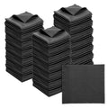 PATIKIL Microfiber Cleaning Cloths for Glasses & Screens, 100 Pack – Black