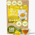 FreshDrinkUS Mullein Leaf Tea Bags - 120 Count Natural Herbal Lung Support
