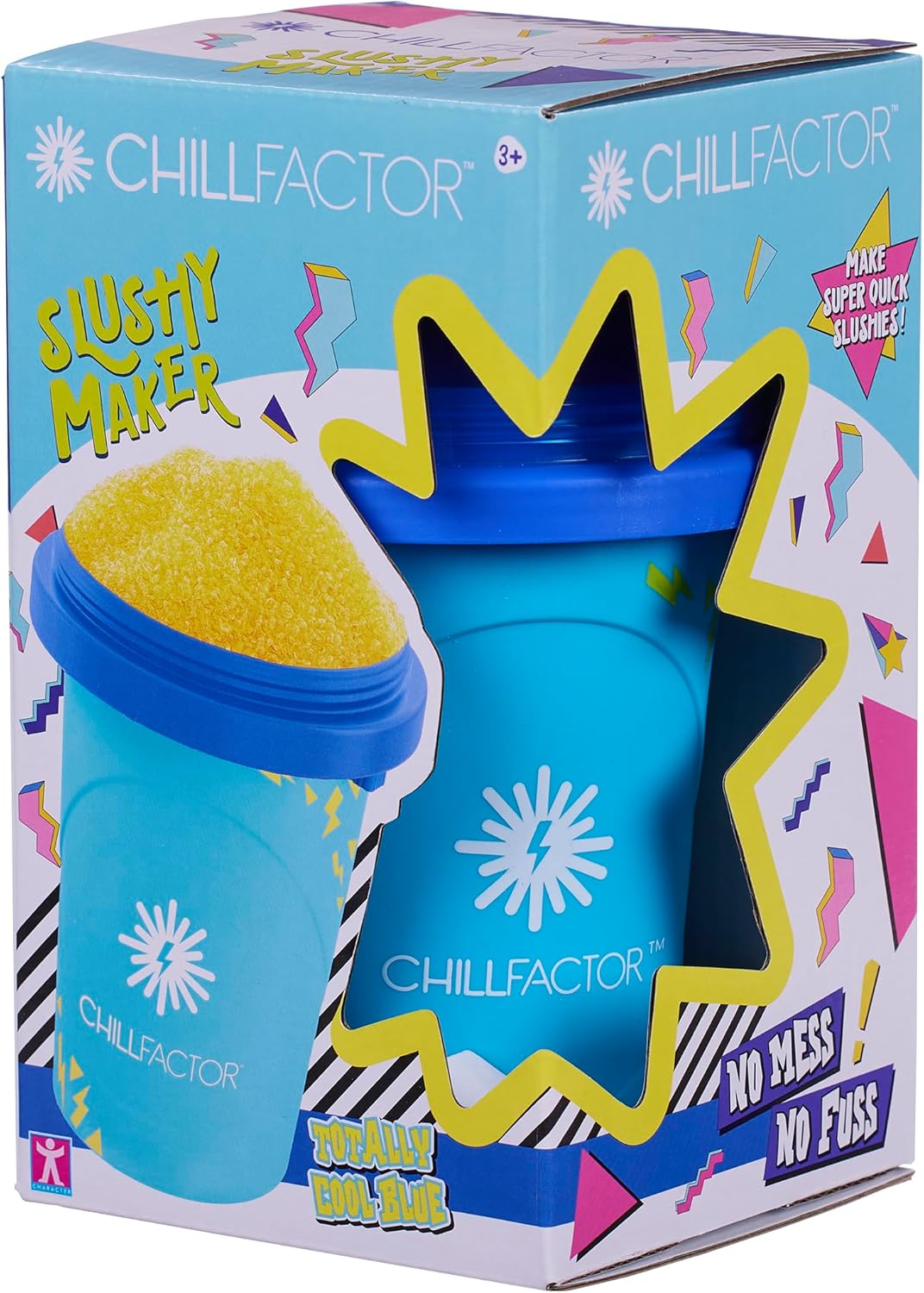 ChillFactor Colour Shock Slushy Maker – Rapid Freeze Reusable Cup in Pink