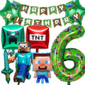 Jolof Store Number 6 Birthday Balloon Set – Cartoon Theme Party Decor