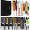 STAGEEK 34 Pack Carpenter Pencil Set with Deep Hole Markers & Scribe