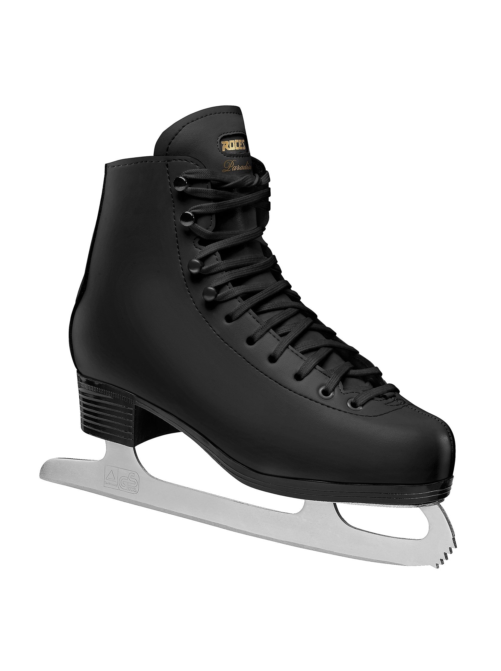Roces Paradise Women's Figure Ice Skates – Black Synthetic Leather