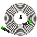Eyepower 7.5m Stainless Steel Garden Hose | Kink-Free Flexible Pipe