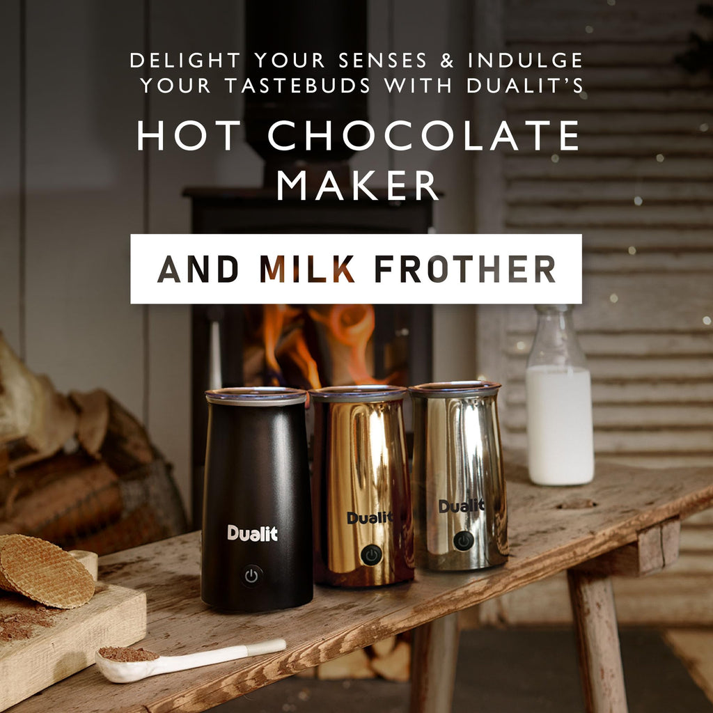 Dualit Hot Chocolate Maker & Milk Frother – 340ml Non-Stick Cordless Jug