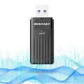 NEWFAST AX3000 WiFi 6 USB 3.0 Adapter | Dual Band Wireless Dongle for PC