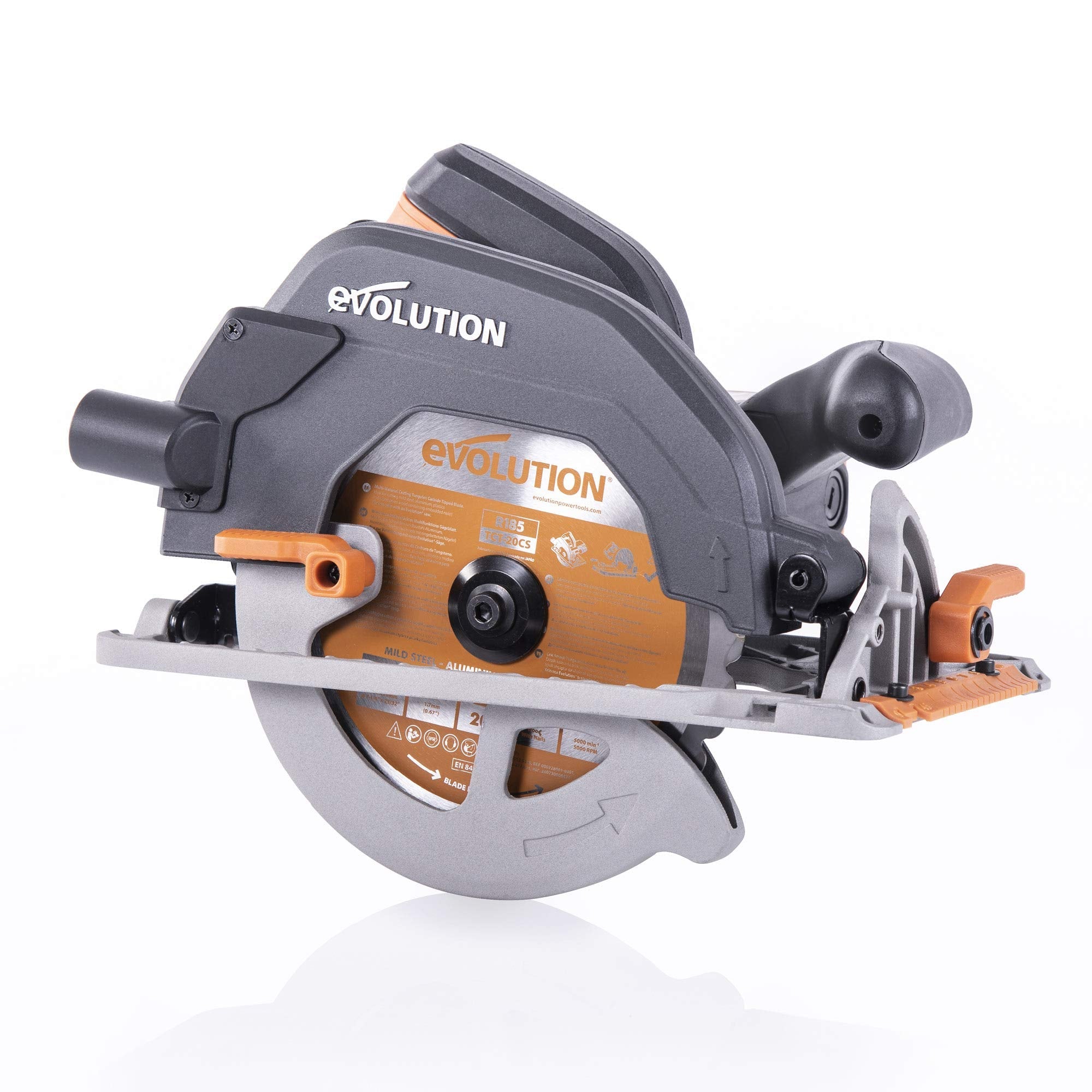Evolution R185CCS Circular Saw | Multi-Material TCT Blade, 185mm