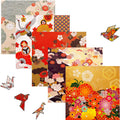 Jolof Store Origami Paper – 50 Sheets Japanese Patterns 15x15cm Double-Sided