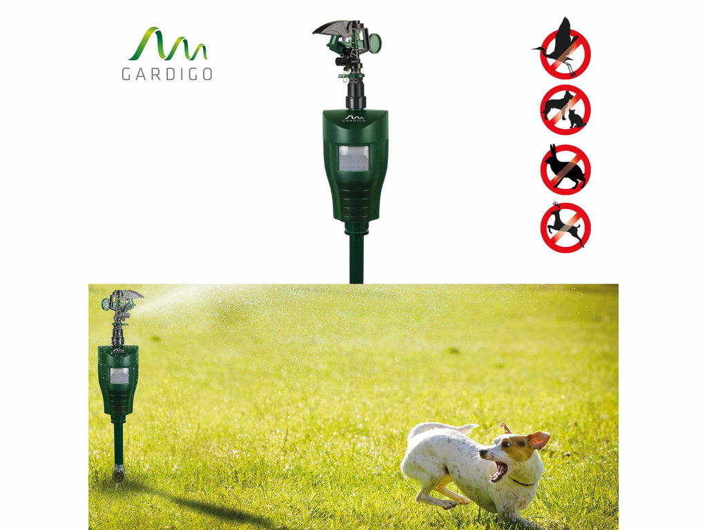 Gardigo Water Jet Animal Repellent – Motion Activated Garden Sprinkler