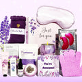 SABR Lavender Pamper Gift Set for Women – 12 Piece Self Care Bath Kit