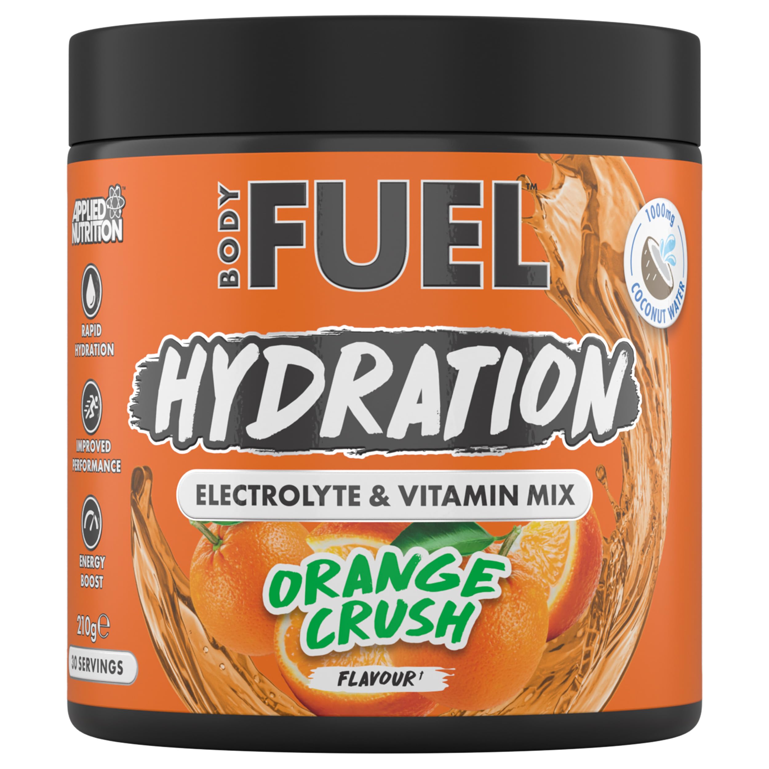 BodyFuel Electrolyte & Vitamin Powder – Orange Crush (210g)