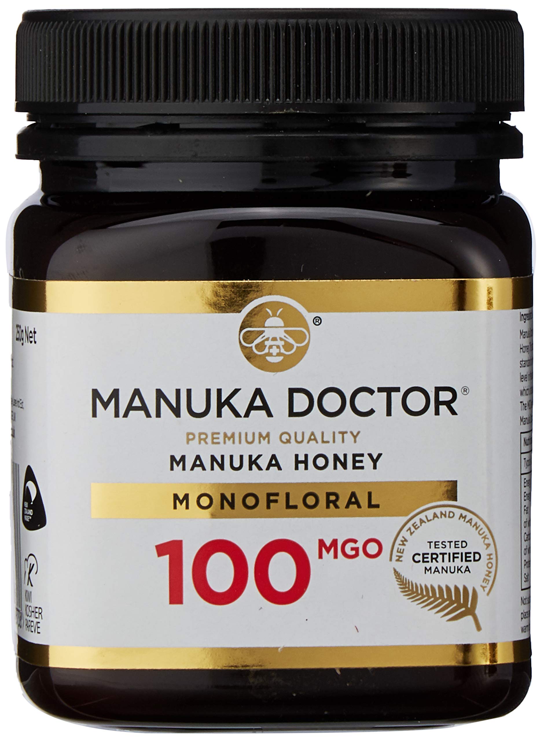 Manuka Doctor 100 MGO Monofloral Manuka Honey with Aloe Vera – 250g