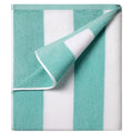 Jolof Store Oversized Cotton Beach Towel – 35x70 Striped Cabana Pool Towel