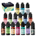 LET'S RESIN 16 Color Liquid Epoxy Resin Pigment Dye for Jewelry Making