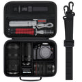 Elonbo Hard DSLR Camera Carrying Case for Canon EOS & Sony Alpha – Black