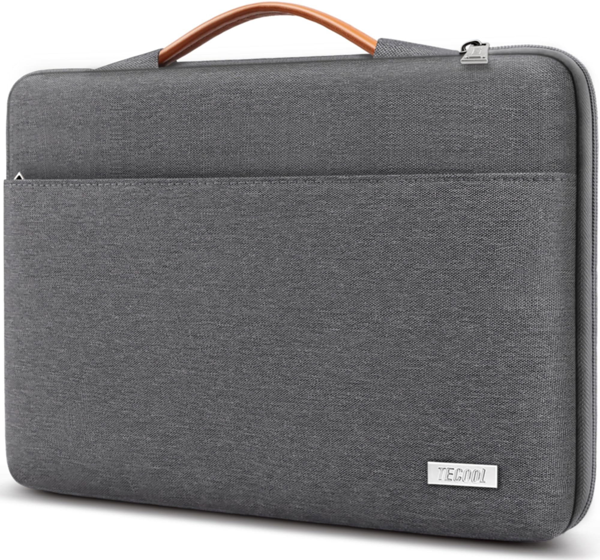 TECOOL 14 Inch Laptop Sleeve | Waterproof Protective Case - Dark Grey