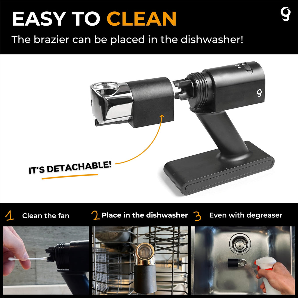 Fumus Portable Food and Cocktail Smoker Gun with 5 Wood Chip Flavors