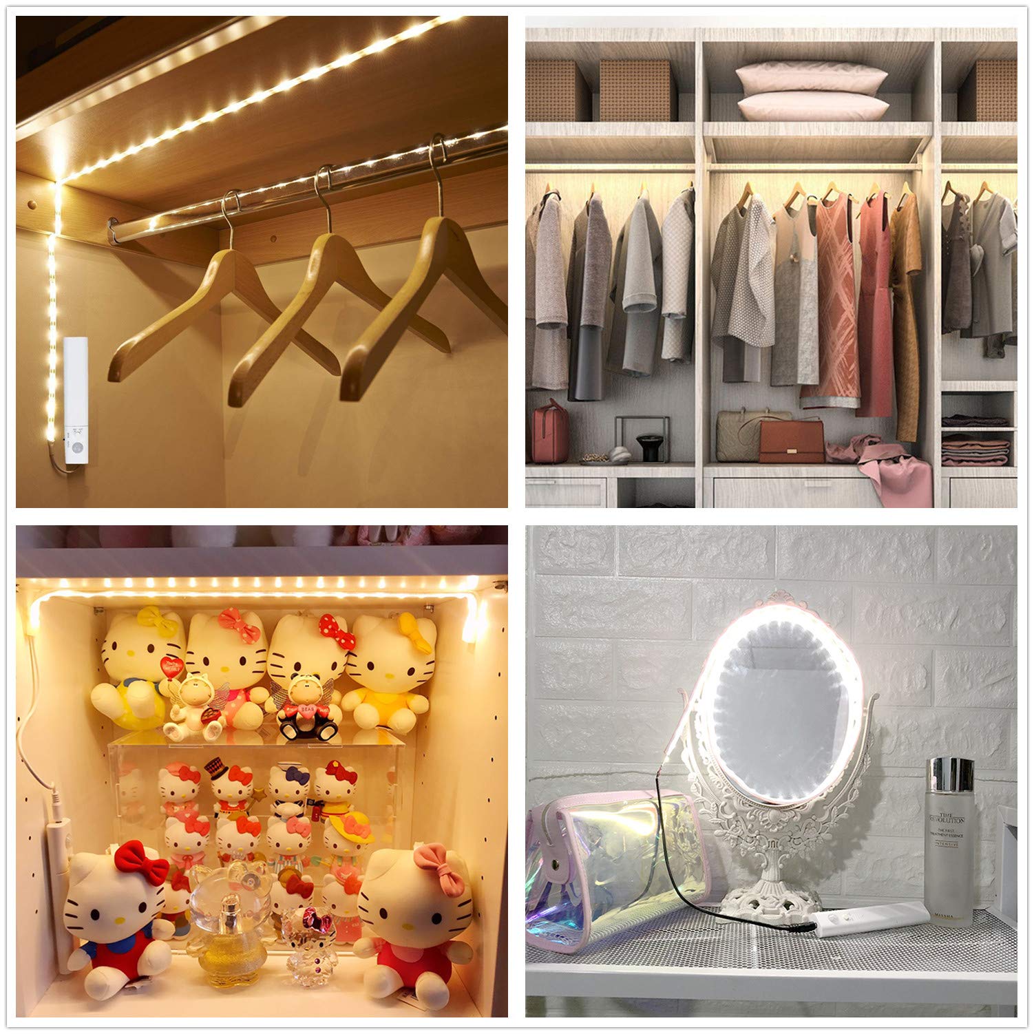 Jolof Store Motion Sensor LED Strip Light | Battery Powered Cool White 5M