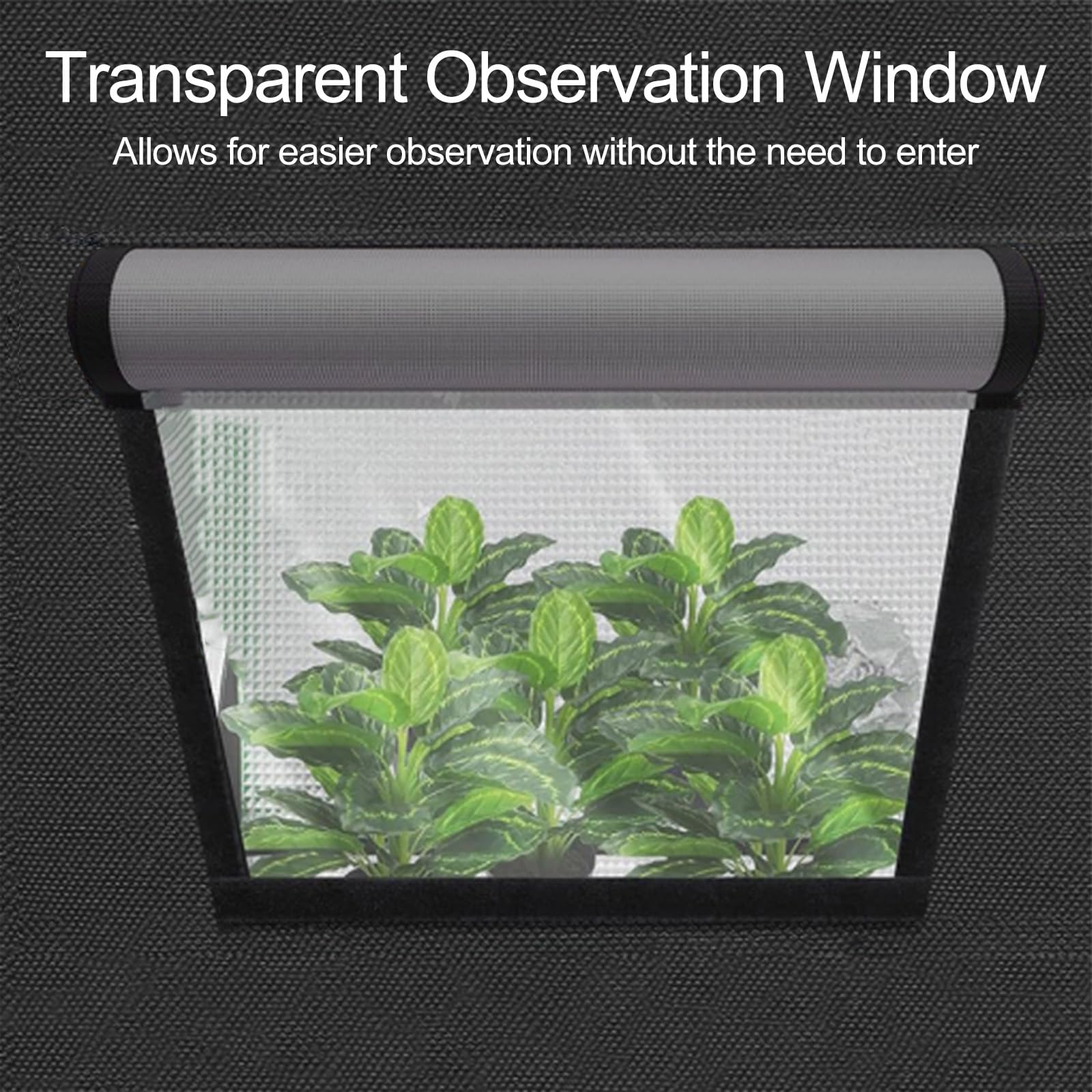 SunStream Hydroponic Grow Tent | 32x32x64 | 600D Mylar Indoor Plant Tent