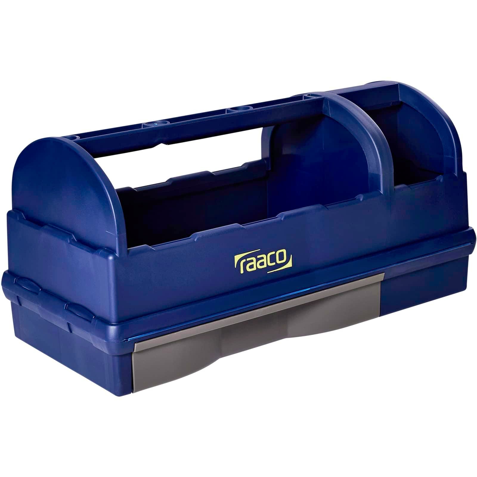 Raaco 137195 Open Toolbox – Durable Blue Tool Storage Organizer