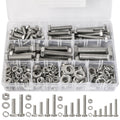 CYLBAQ 232PCS Stainless Steel Hex Head Bolt, Nut and Washer Set