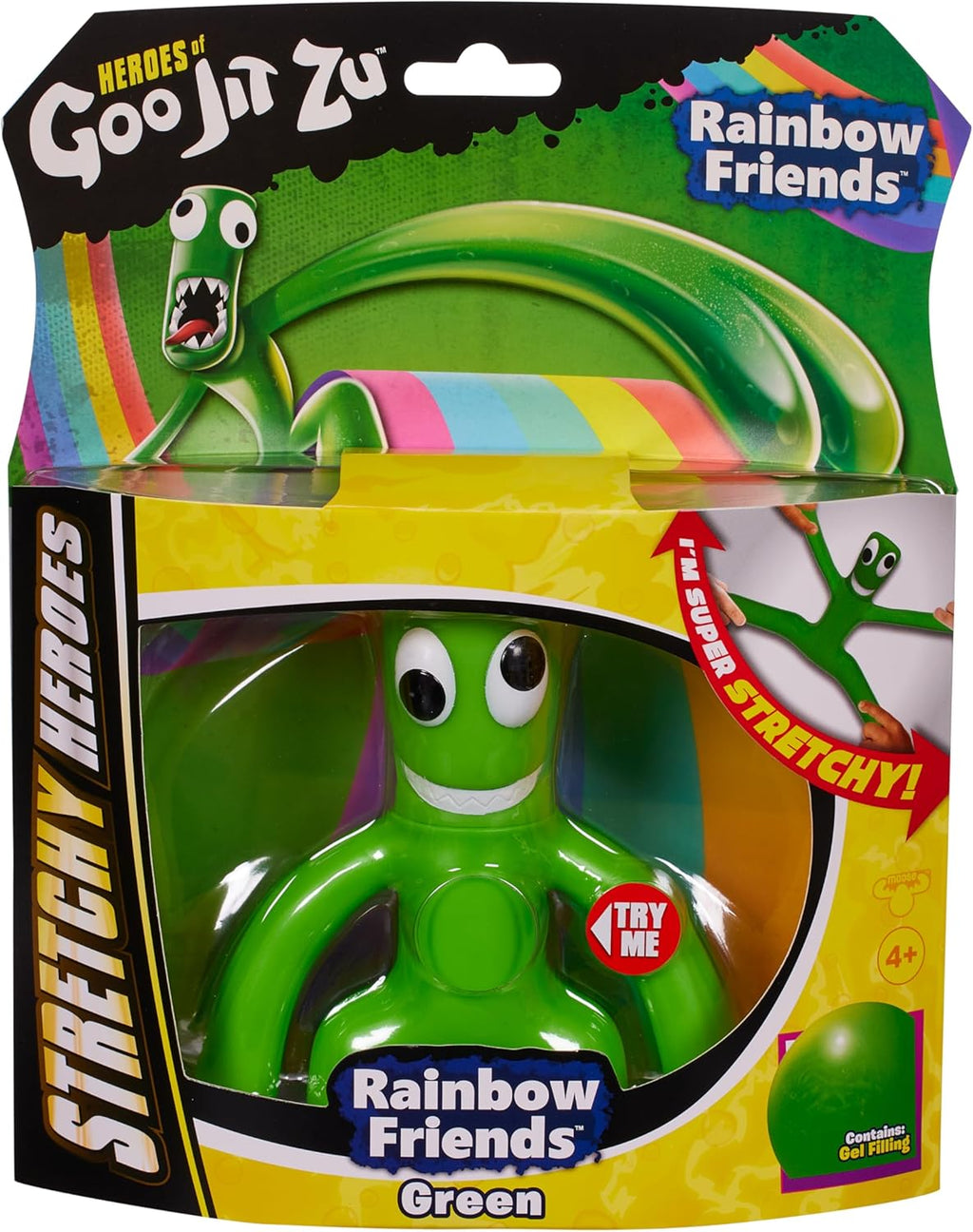 Heroes of Goo Jit Zu Rainbow Friends Blue - Stretchy Action Figure