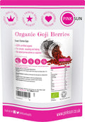 PINK SUN Organic Goji Berries – Raw Sun Dried Tibetan Superfood 1kg
