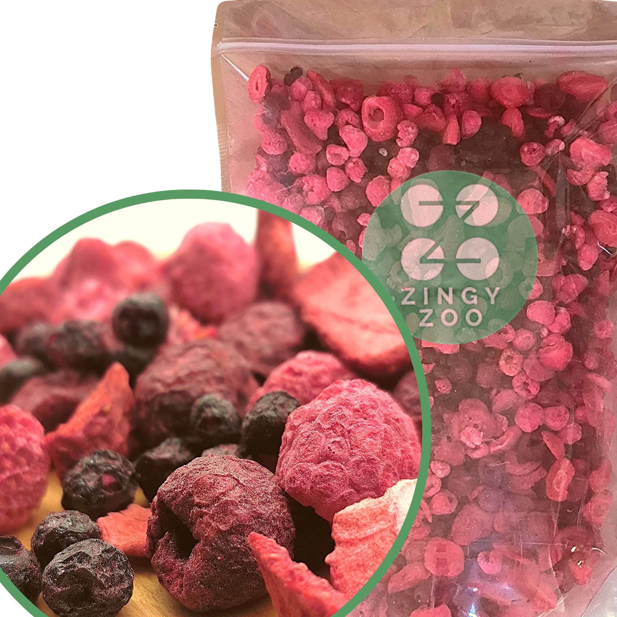 Jolof Store Freeze Dried Fruit Mix – 500g Natural Berry Superfood Blend