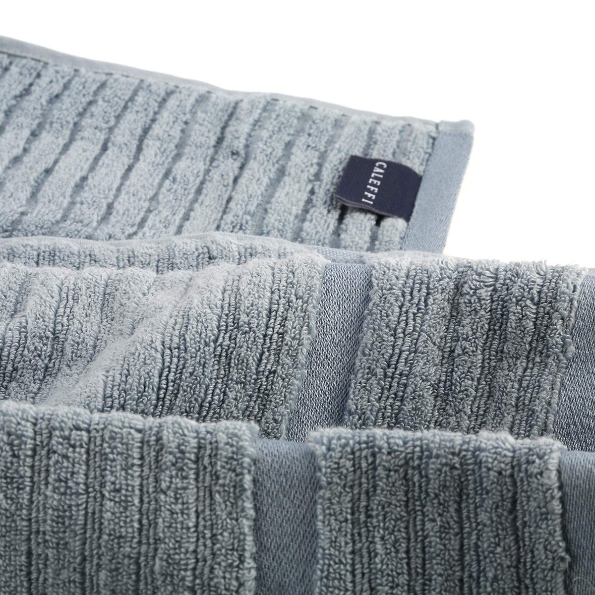 Caleffi Stripe Guest Towel, Cotton, Avio, Standard, 73857 - image 2