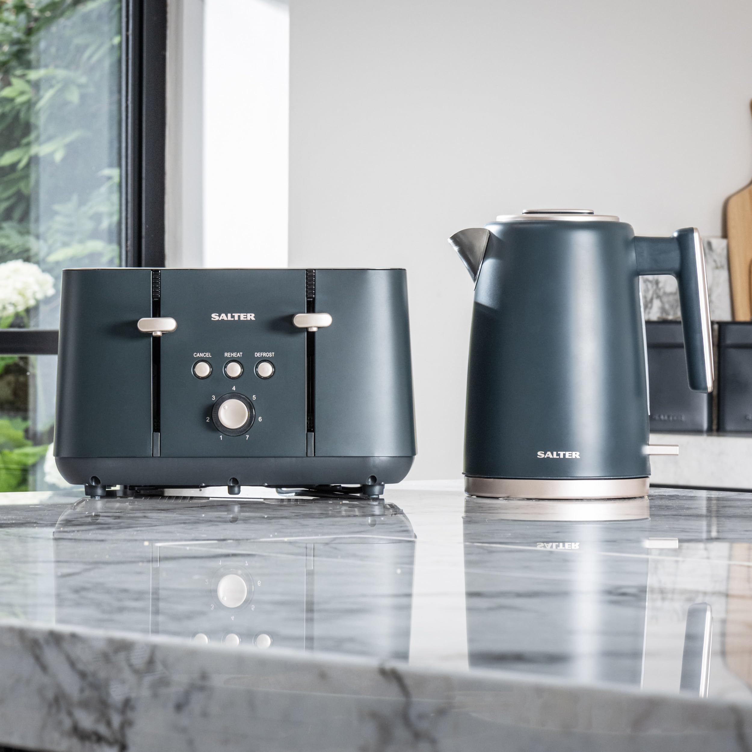 Salter Marino Electric Kettle – 1.7L Rapid Boil with 360 Swivel Base
