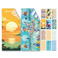 Asbtos Microfibre Beach Towels 2 Pack – Sand Free & Quick Dry 250 GSM