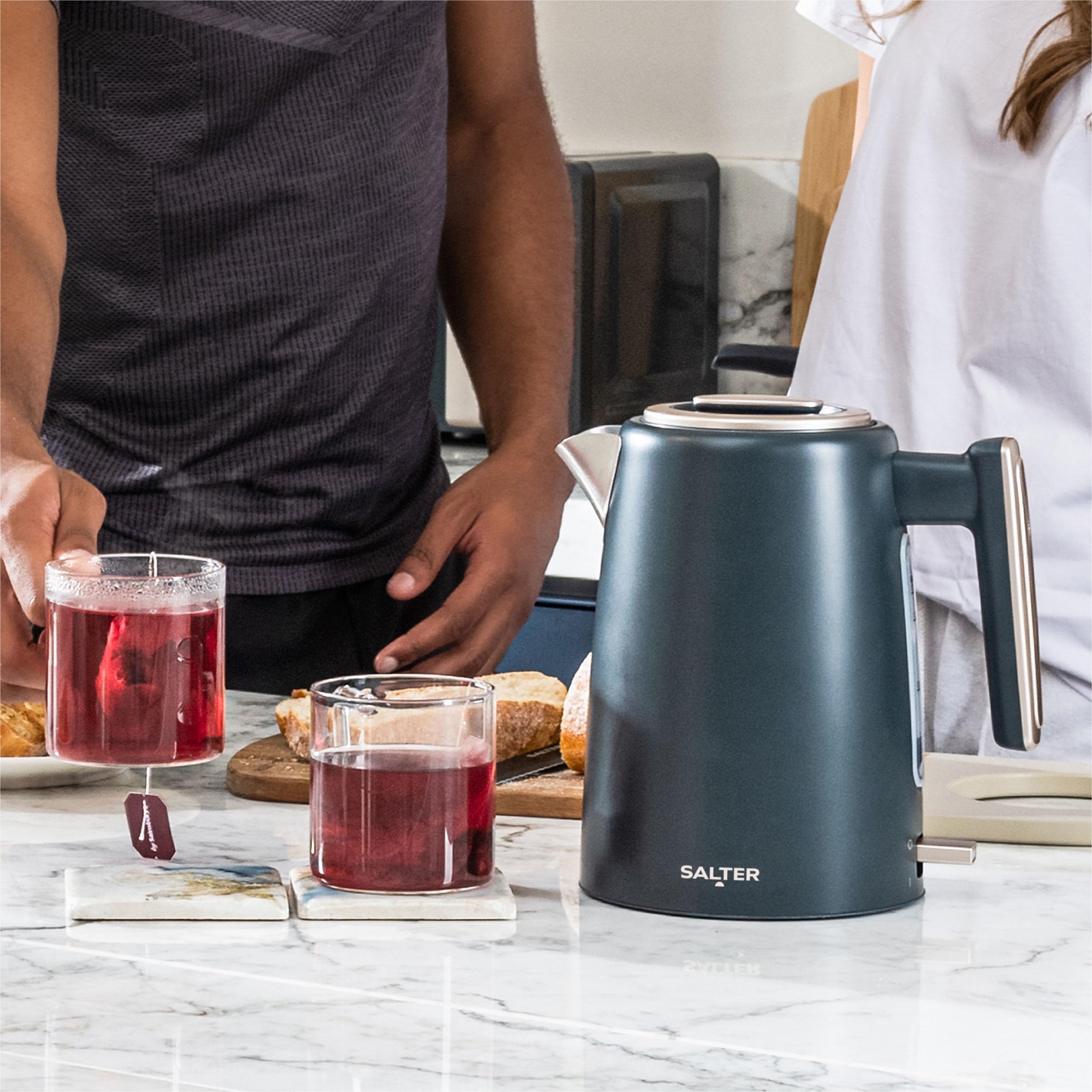 Salter Marino Electric Kettle – 1.7L Rapid Boil with 360 Swivel Base