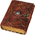Jolof Store Hocus Pocus Book of Spells – Leather Grimoire Journal, 7x5
