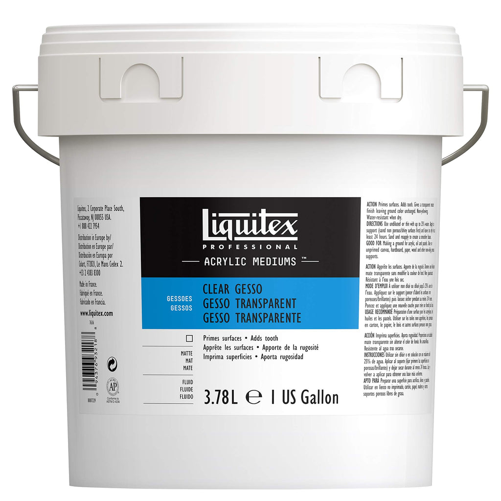 Liquitex Professional Clear Gesso Surface Prep Medium - 3.79L Bottle