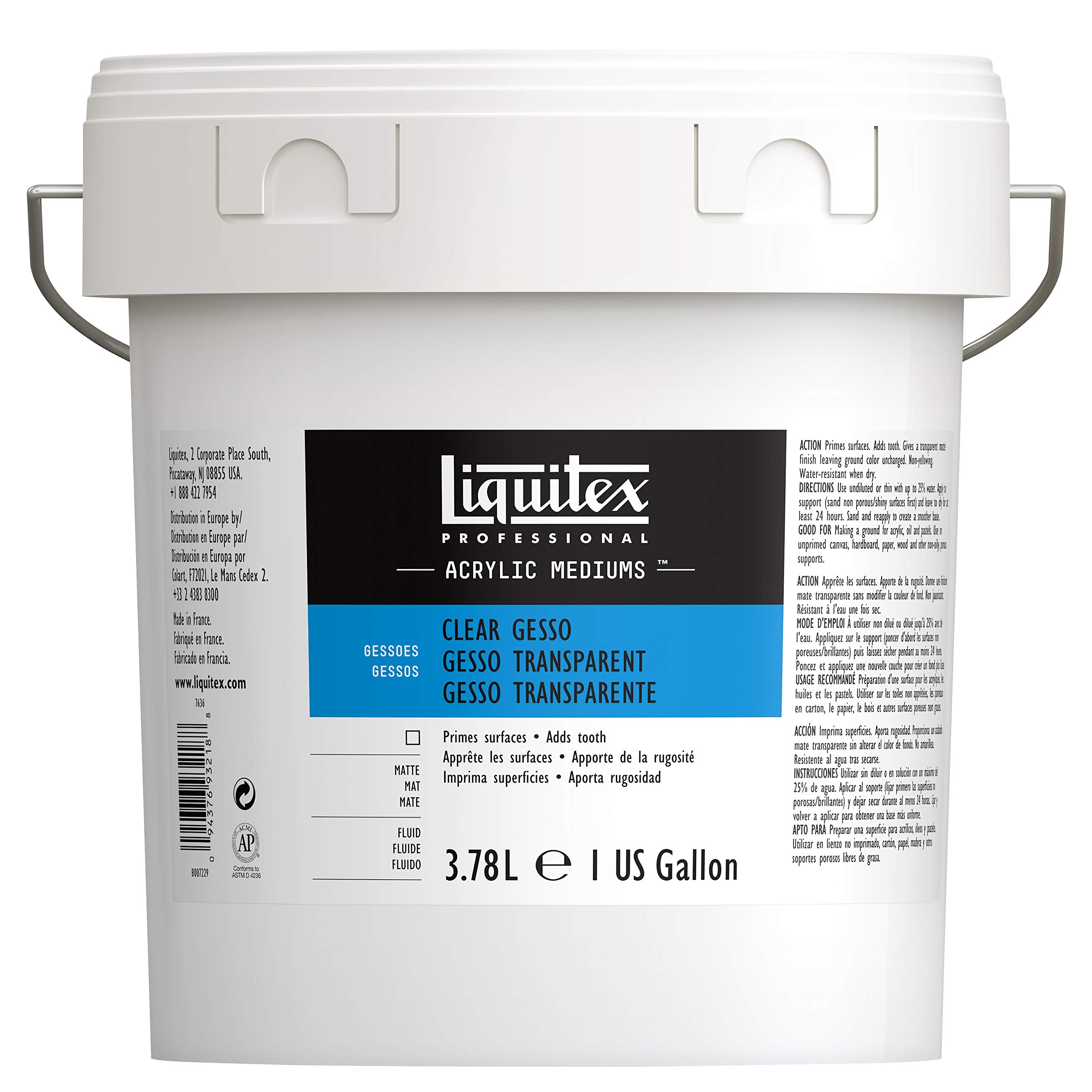 Liquitex Professional Clear Gesso Surface Prep Medium - 3.79L Bottle
