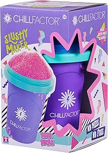 ChillFactor Colour Shock Slushy Maker – Rapid Freeze Reusable Cup in Pink