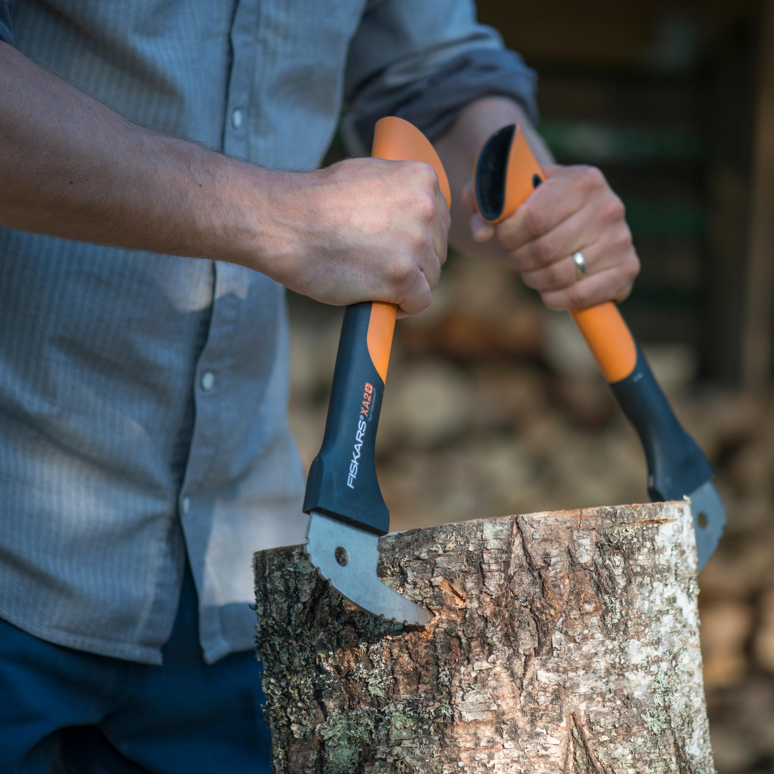 Fiskars 12 Inch Hookaroon – Boron Steel Log Hook for Wood Handling