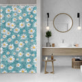 Jolof Store Daisy Flower Shower Curtain | Waterproof Polyester – 120x200cm