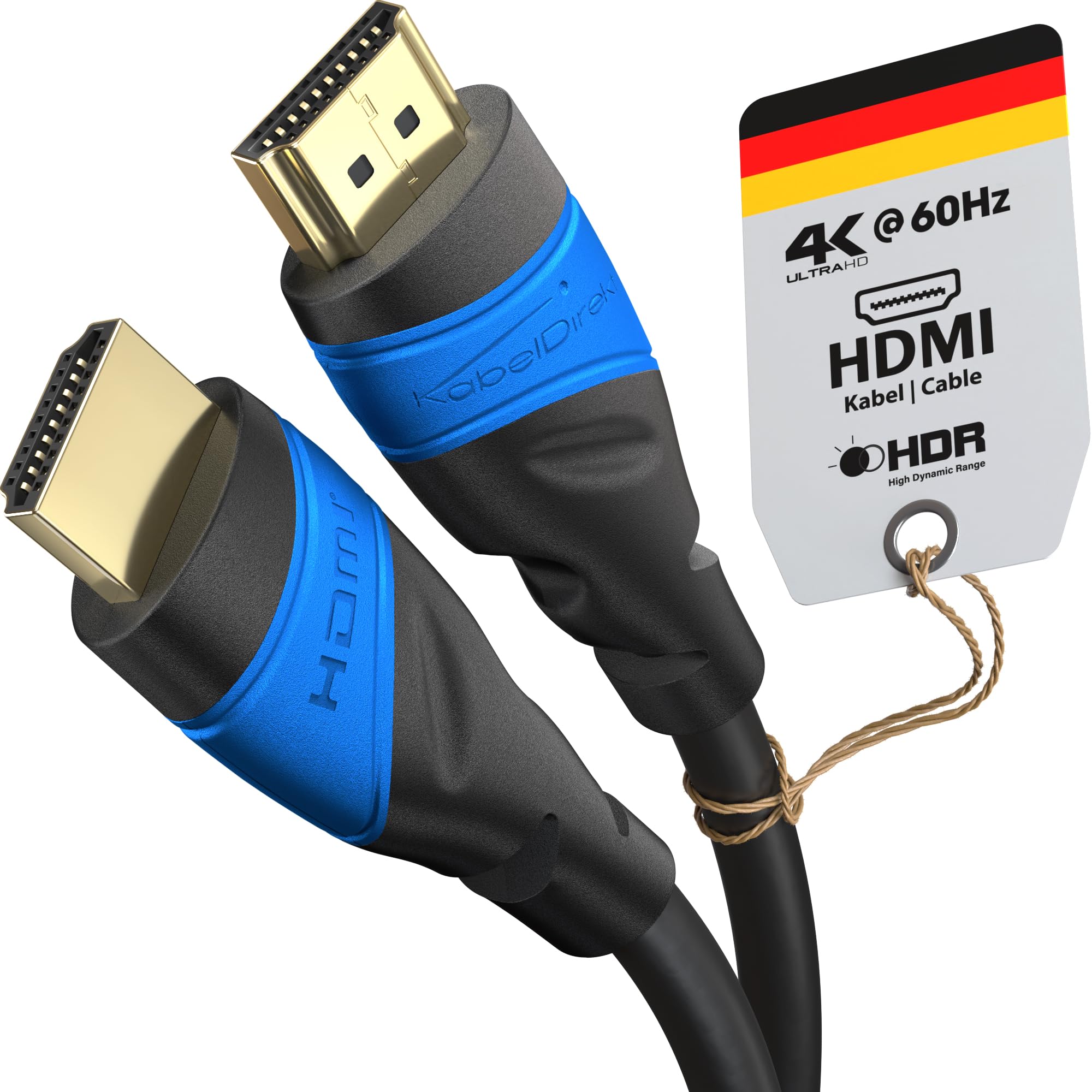 KabelDirekt 4K HDMI Cable – 10m High-Speed UHD Lead for PS5 & Xbox