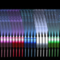 Jolof Store Fiber Optic Wands – 20Pcs 3-Mode LED Glow Sticks for Parties