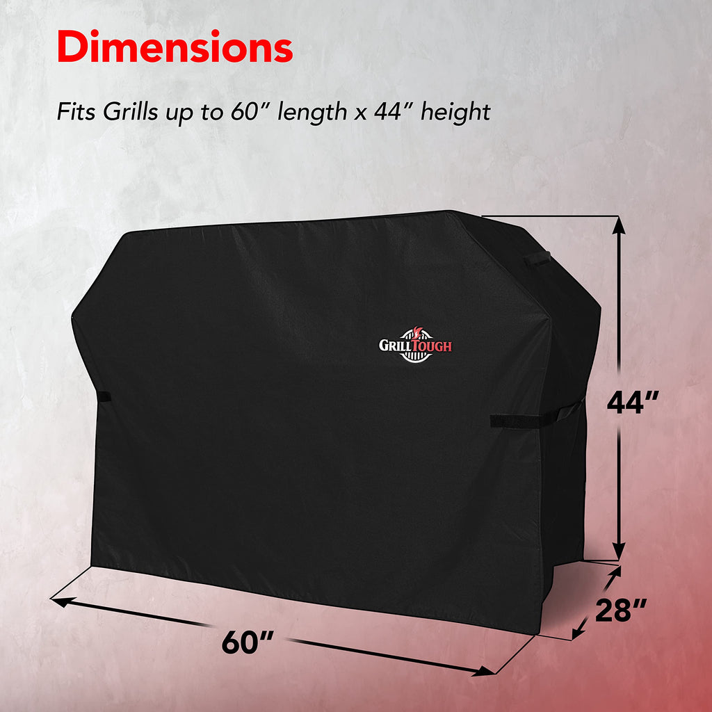 GrillTough Heavy Duty BBQ Grill Cover - Waterproof & UV Resistant