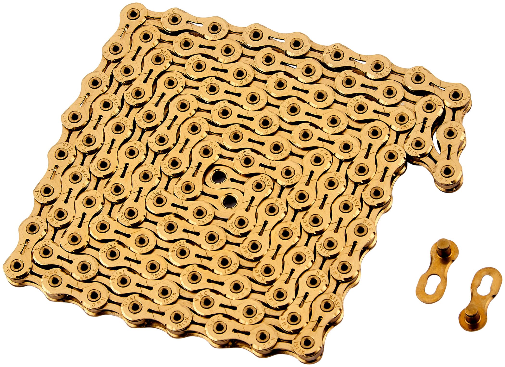 KMC X11SL 11-Speed Chain | Ti-Ni Gold 118 Link Lightweight Bicycle Chain
