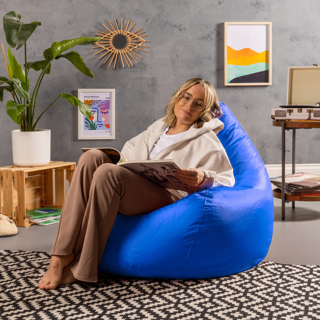 Bean Bag Bazaar Recliner Gaming Chair | Water Resistant Outdoor Beanbag