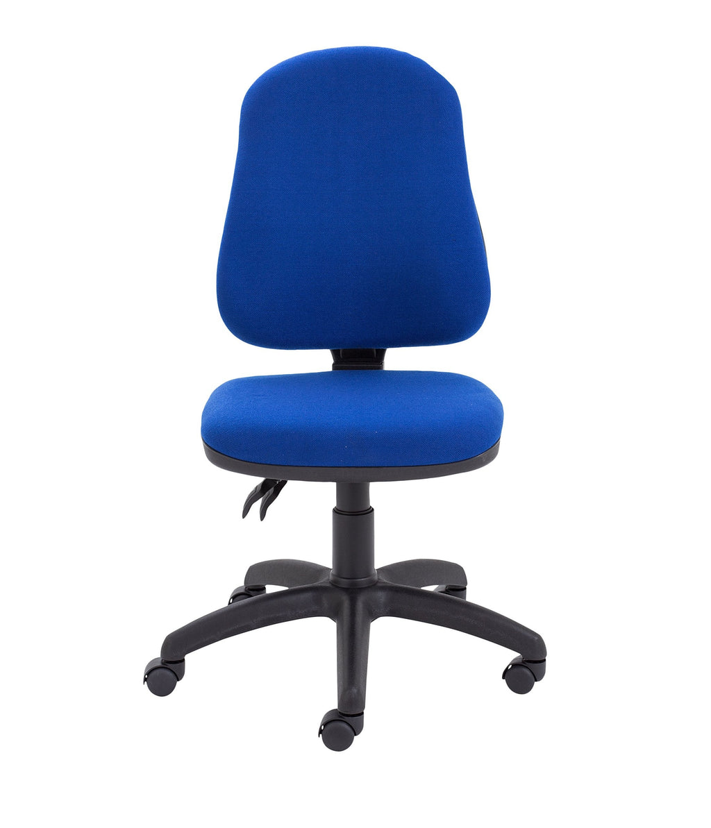 Office Hippo Small Chair Without Arms, Computer Desk With High Curved Back, Swivel + Adjustable Backrest, Home Office With Wheels, Max 115kg - image 2