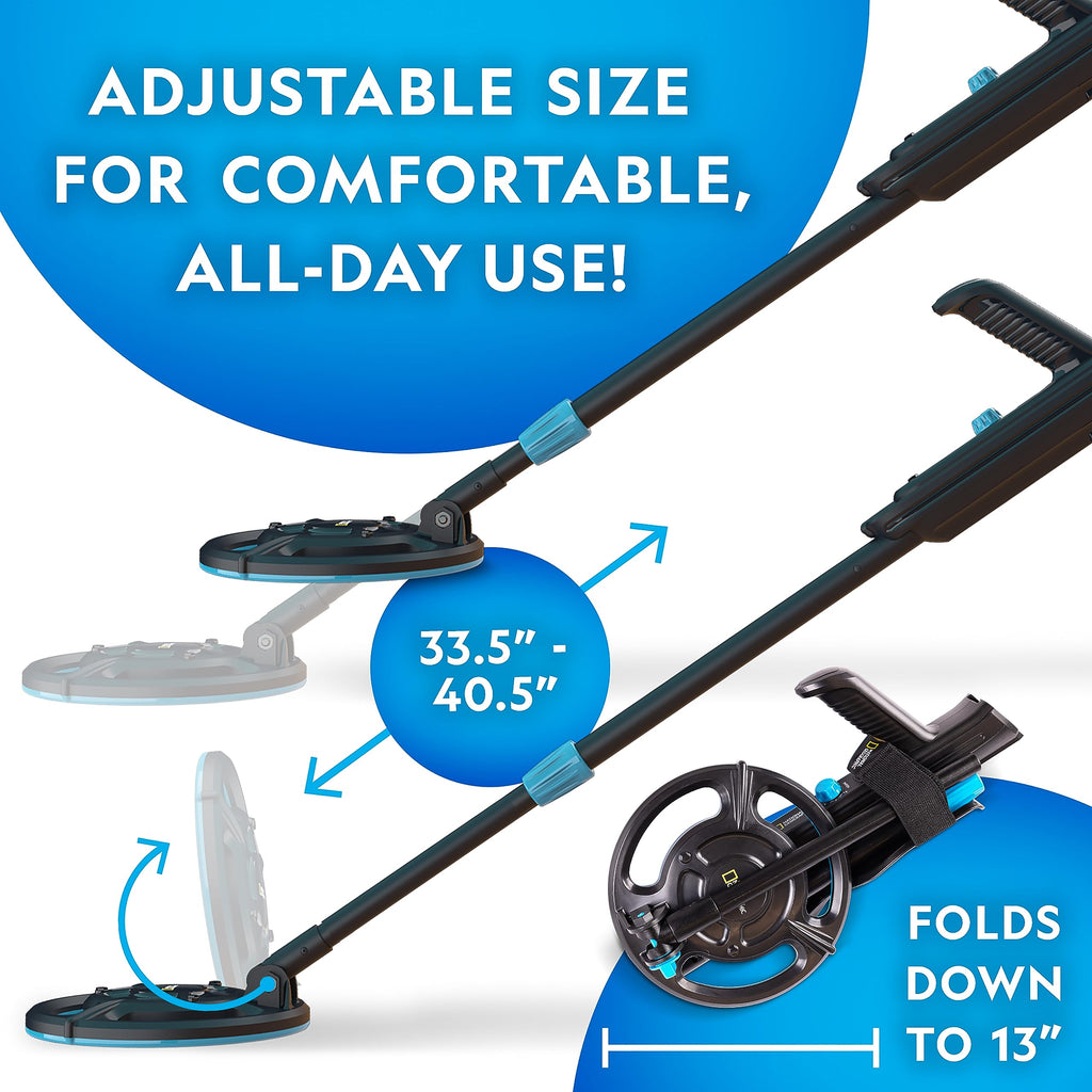 National Geographic Kids Metal Detector Kit with Waterproof Coil & Trowel