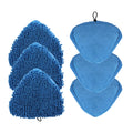 Bodhitree 6-Pack Triangle Steam Mop Pads - Reusable Microfibre & Coral