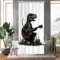 Hopomoon Dinosaur Shower Curtain | Waterproof Polyester Fabric, 180x90cm