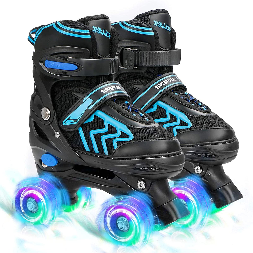 Adjustable Kids Roller Skates with Light Up Wheels