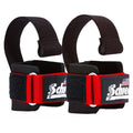 Schiek 1000PLS Power Lifting Straps with Neoprene Wrist Support - Red
